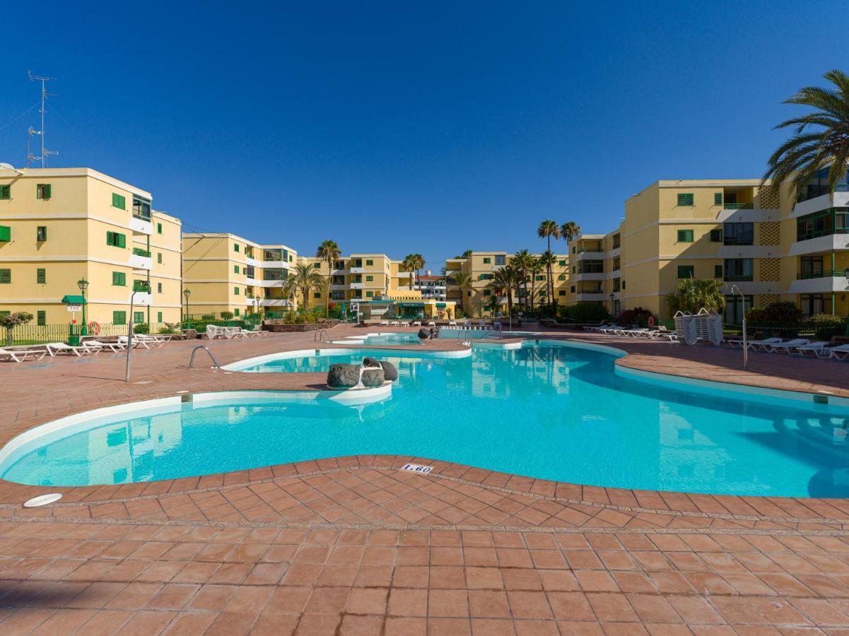 Apartamento con piscina en Maspalomas Playa del Inglés Exterior foto