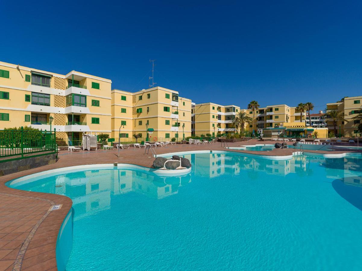 Apartamento con piscina en Maspalomas Playa del Inglés Exterior foto